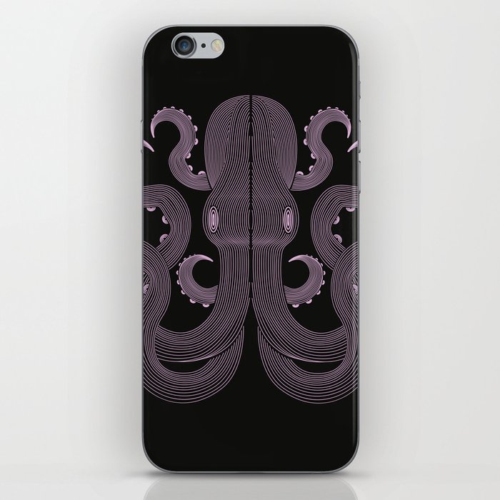 Geometric octopus iPhone Skin