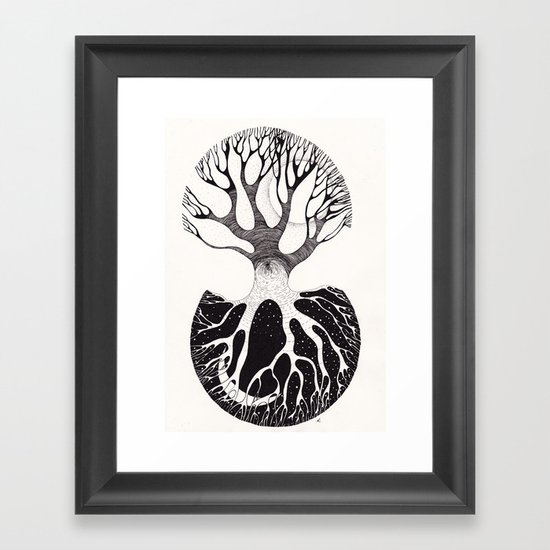 day&night Framed Art Print