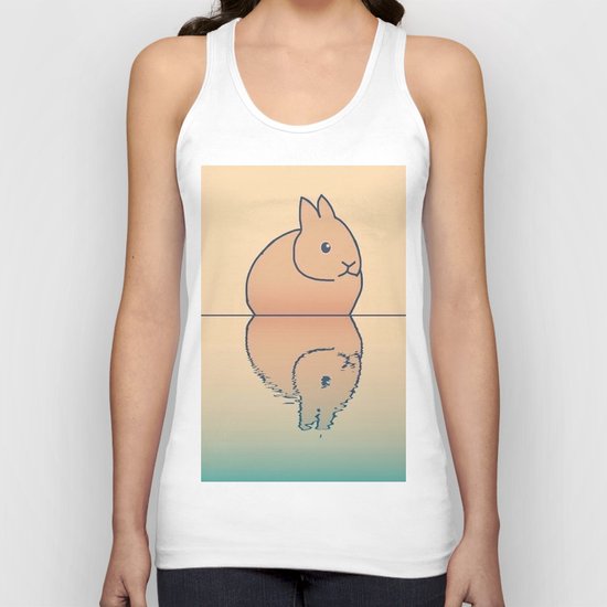 rabbit-45 Unisex Tank Top
