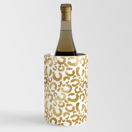 Leopard Gold White Modern Collection Wine Chiller
