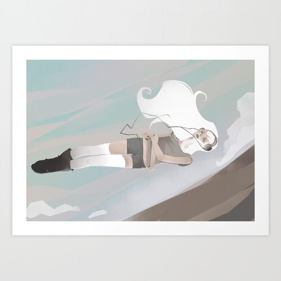 Halfway Art Print