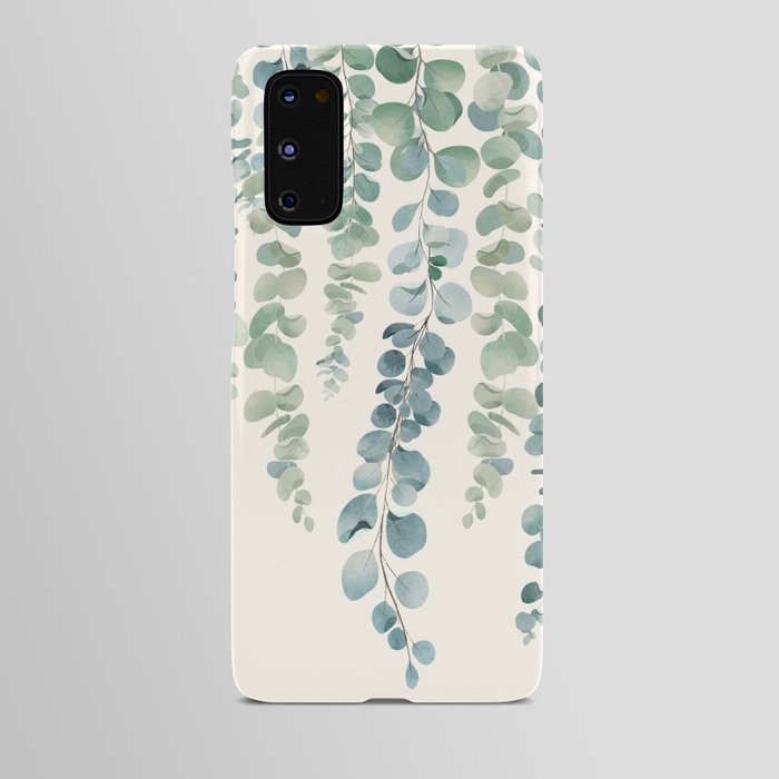 Watercolor Eucalyptus Leaves Android Case