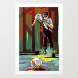 The Showdown Art Print