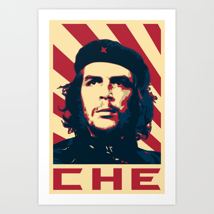 Che Guevara Retro Propaganda Art Print By Jacopaco Society6 Che Guevara Retro Propaganda Art Print By Jacopaco Society6
