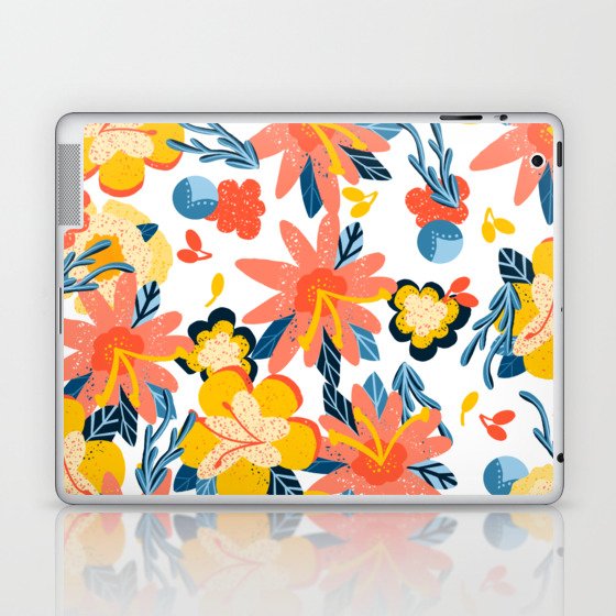 Hibiscus Yellow Laptop & iPad Skin