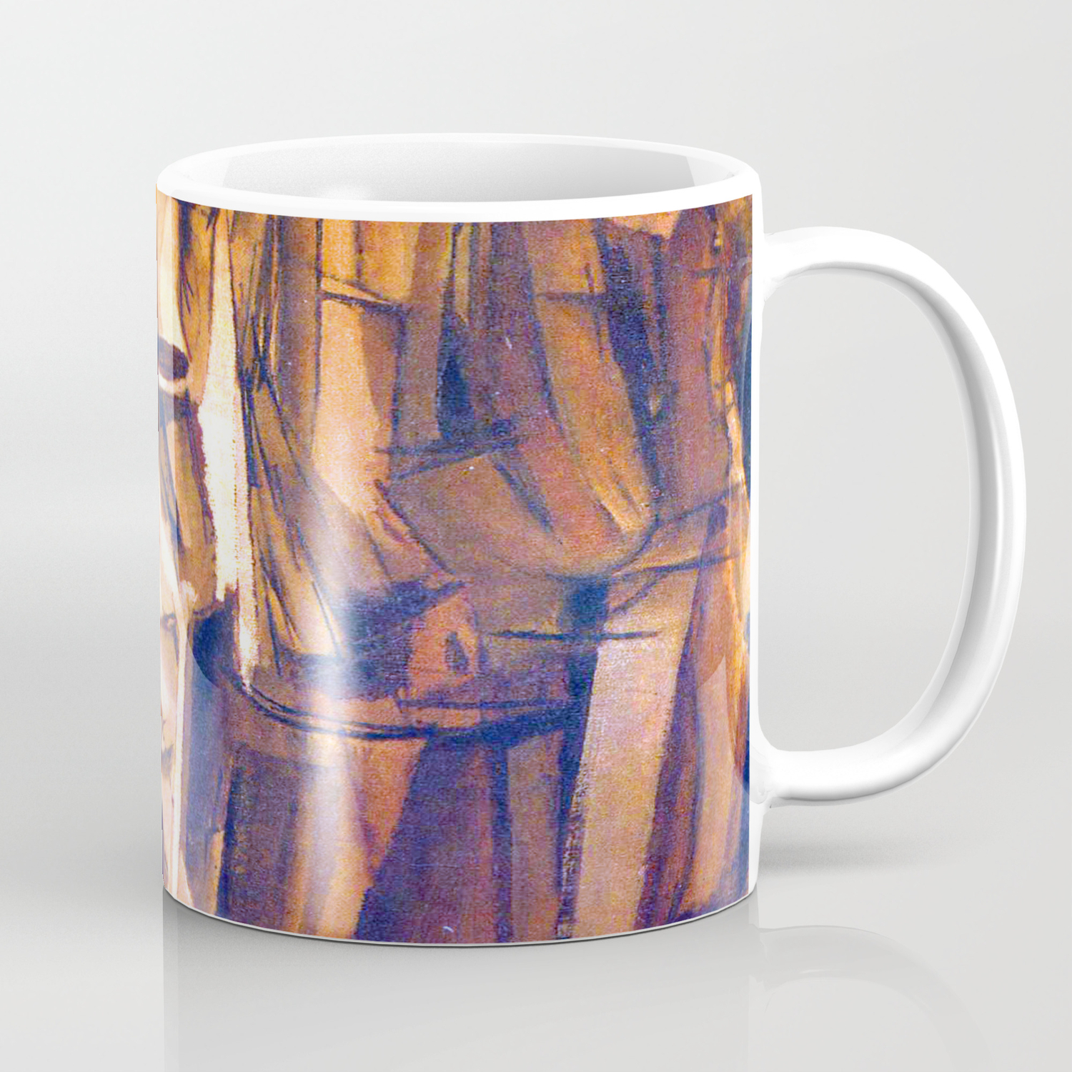 Marcel Duchamp Sad Young Man On A Train Coffee Mug By Jjbzz Society6