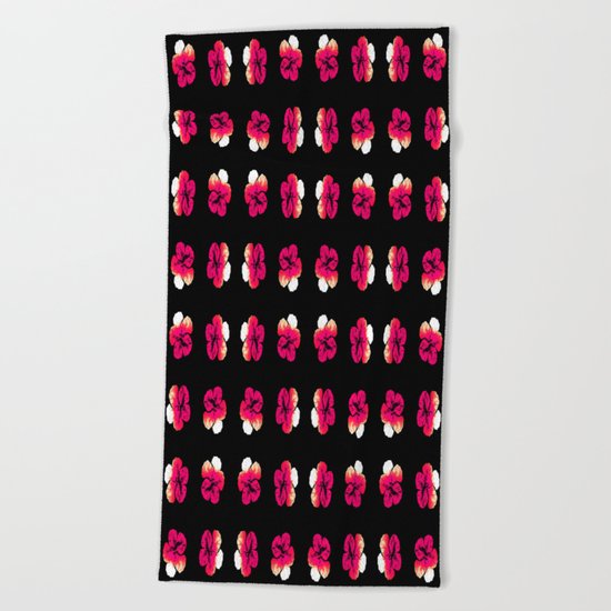 Pink Cherry Blossoms Beach Towel