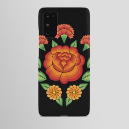 Mexican Folk Pattern – Tehuantepec Huipil flower embroidery Android Case