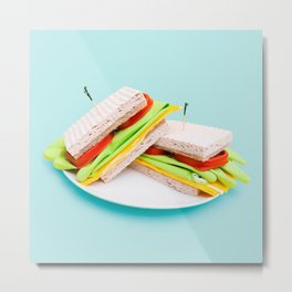 Kitchen Sandwich  Metal Print | Pop Art, Food, Funny, Photo 