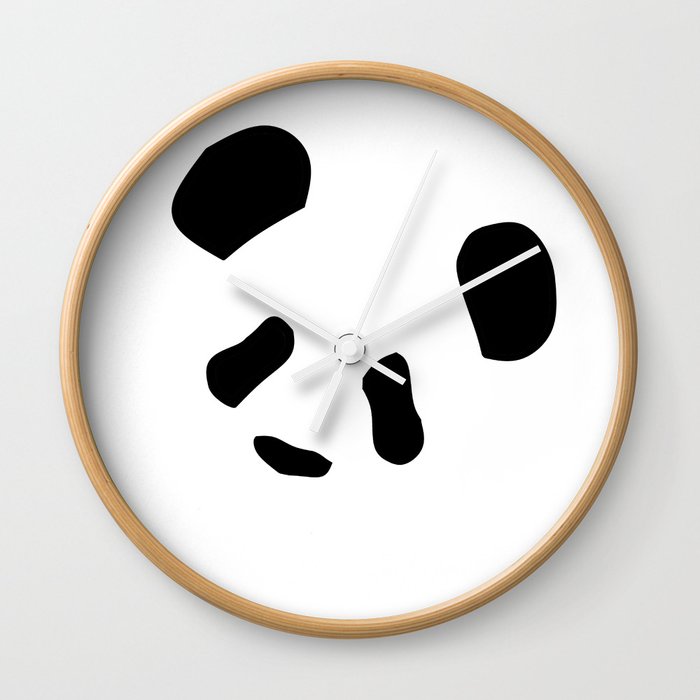 Panda Blot Wall Clock