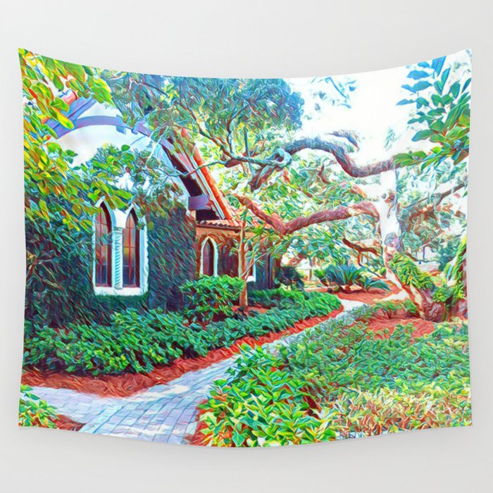 green sanctuary Wall Tapestry
