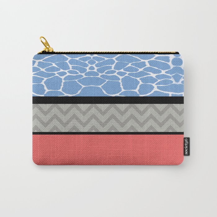 Confused Preppy Prints Carry-All Pouch