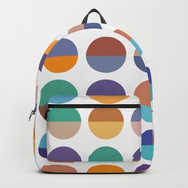 Pattern circles watercolor II Backpack