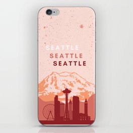 Seattle 206 iPhone Skin