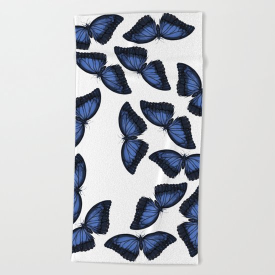 Butterfly Pattern Beach Towel