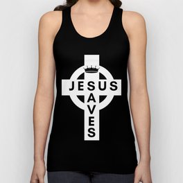 Jesus Saves Unisex Tank Top