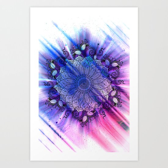Mandala - Inverse Universe II Art Print