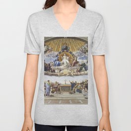 Disputation of the Holy Sacrament V Neck T Shirt