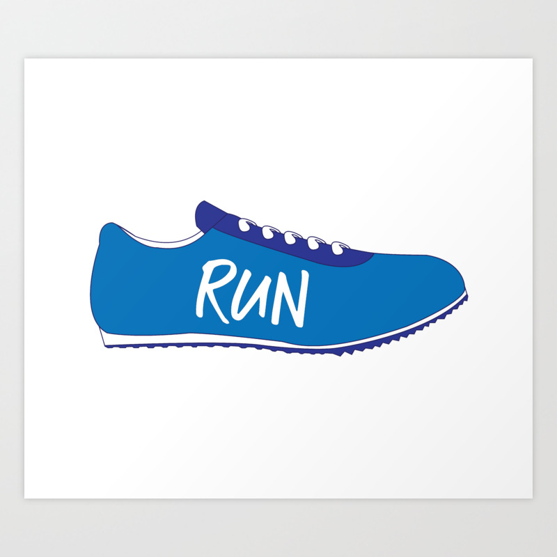 Running shoe art clearance