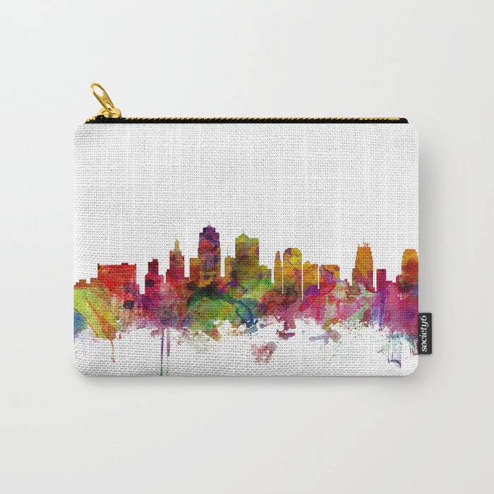 Kansas City Skyline Carry-All Pouch