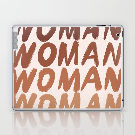 Women Melanin Typography Boho Laptop & iPad Skin
