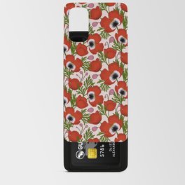 Vibrant Red Poppy Android Card Case