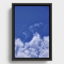 Cloud series no4 Framed Canvas