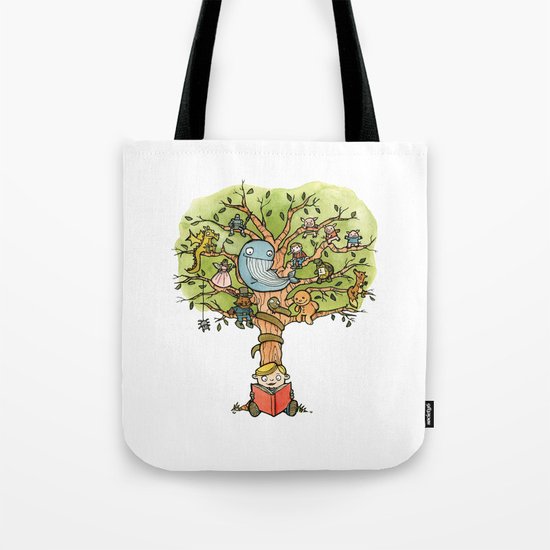 StoryTime Tree Tote Bag