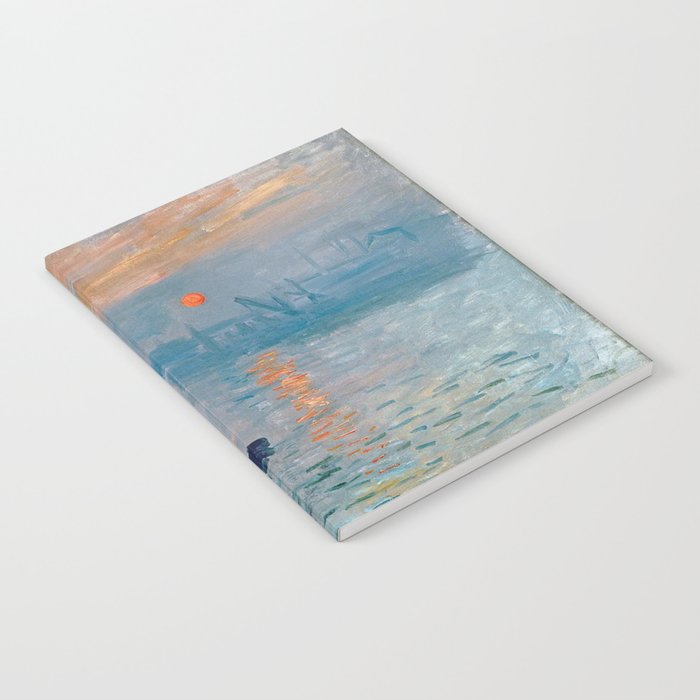 Claude Monet Impression Sunrise Notebook