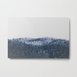 Frozen Metal Print | Winter, Frost, Wanderlust, Mountains, Wilderness, Anniebailey, Montana, Photo, Trees, Gray 