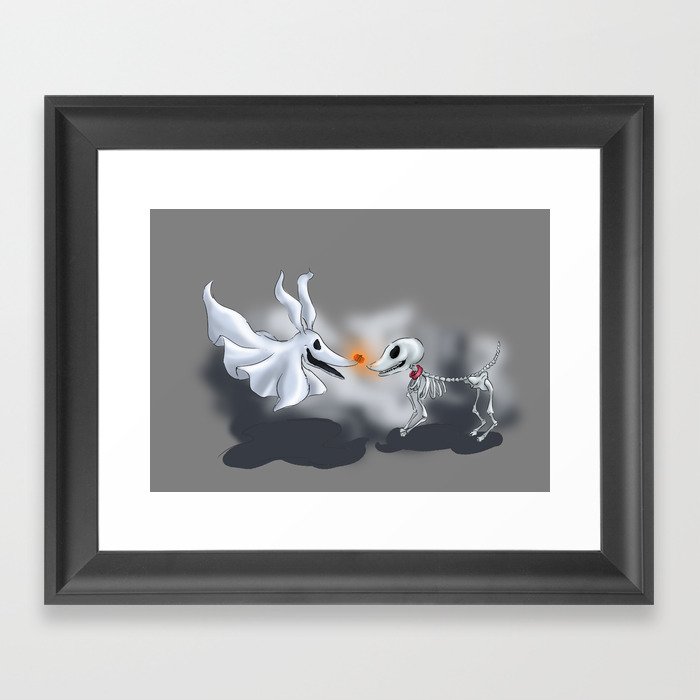 Zero and Scarps Framed Art Print