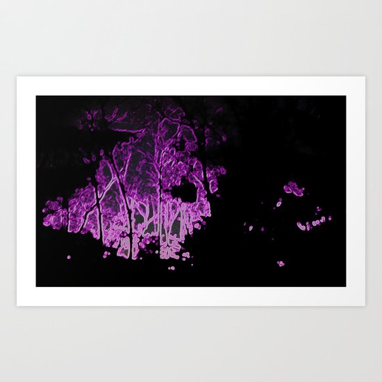 Ultraviolet Nightfall Art Print