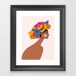 Flower Girl Framed Art Print