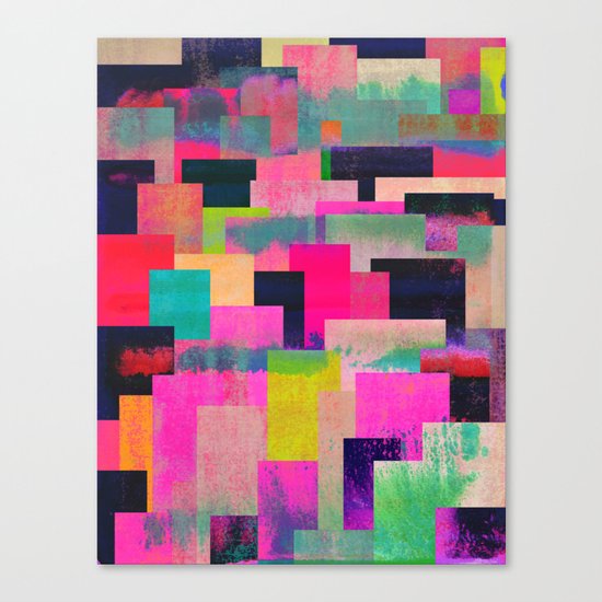 colour + pattern 4 Canvas Print