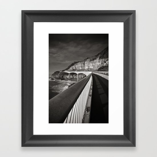 Sea Cliff Bridge Framed Art Print