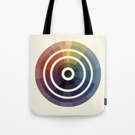 Re-make of color wheel from The Color of Life by Arthur G. Abbott, 1947 (vintage wash, no text) Tote Bag