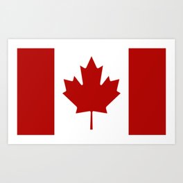 Canadian Flag Art Print