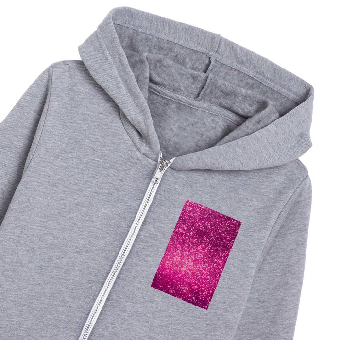 Pink Glitter Trendy Collection Kids Zip Hoodie