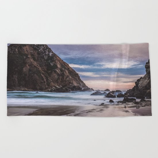 The Ocean Stirs The Heart Beach Towel