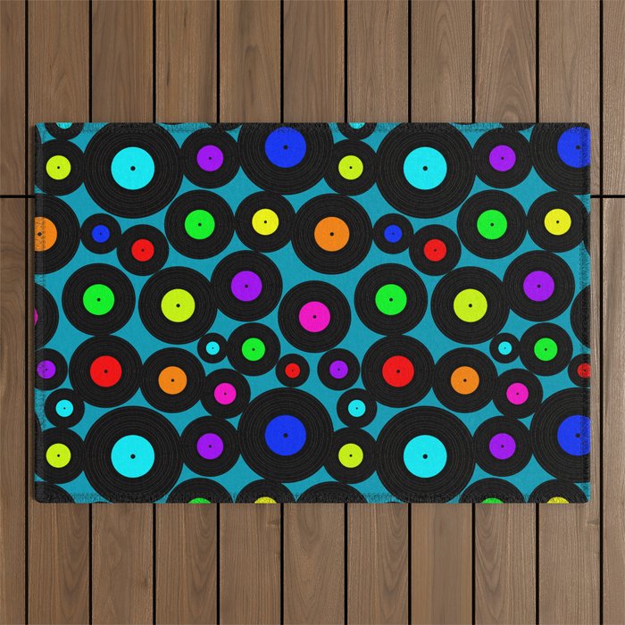 Vinyl Record #2 Outdoor Rug