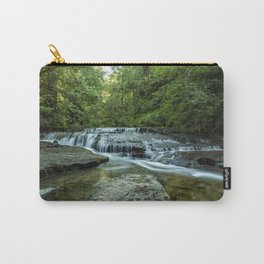 Ledge Falls, No. 2 Carry-All Pouch | Nature, Oregon, Waterfall, Belindagreb, Bigleafmaple, Falls, Sweetcreekfallstrail, Rocks, Ledgefalls, Alders 