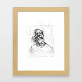An Ugly Man Framed Art Print