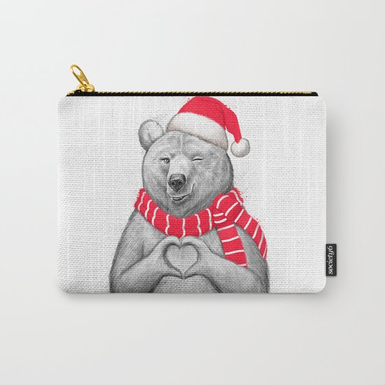 christmas bear #2 Carry-All Pouch