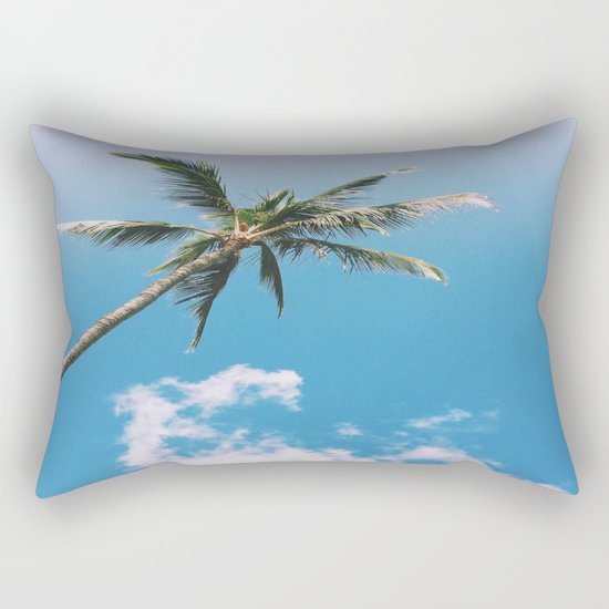 Clouds and Palms Rectangular Pillow