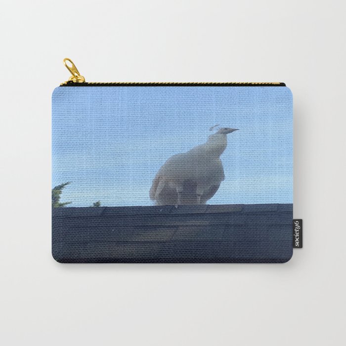 albino peacock  Carry-All Pouch