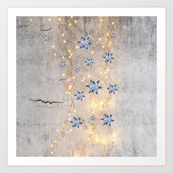Star Wall | Christmas Spirit Art Print