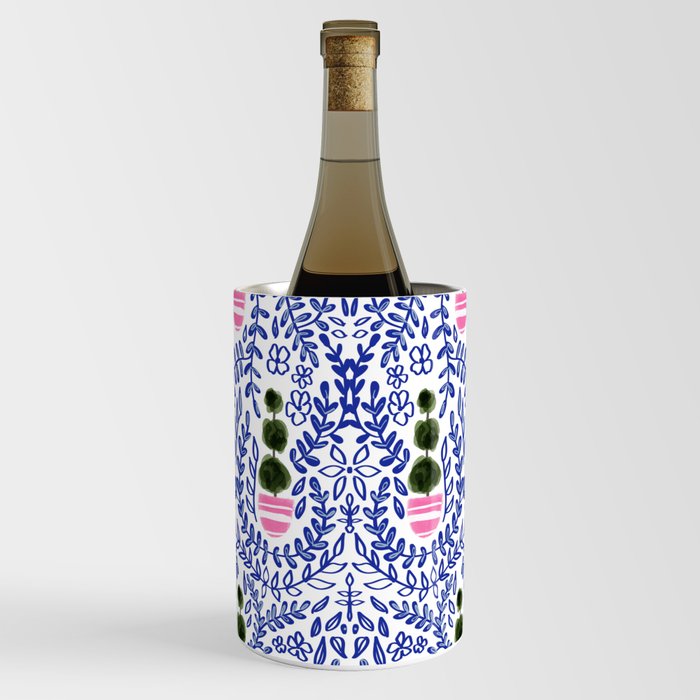 Southern Living - Chinoiserie Pattern Wine Chiller