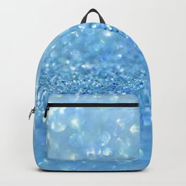 Sparkling Baby Sky Blue Glitter Effect Backpack