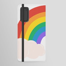 Pride Rainbow in the Clouds Android Wallet Case