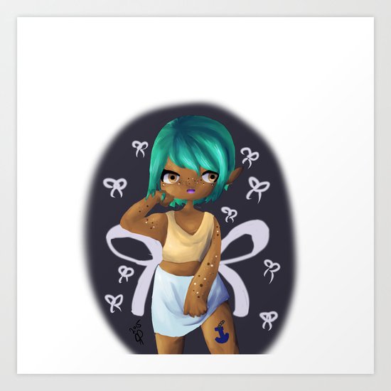 Pretty Princess Art Print
